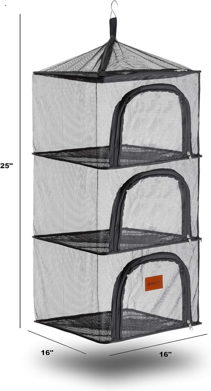 Wealers Outdoor Dry Net Storage and Food Screen 3-Tier Camping, Barbecue, Picnic... - Image 4