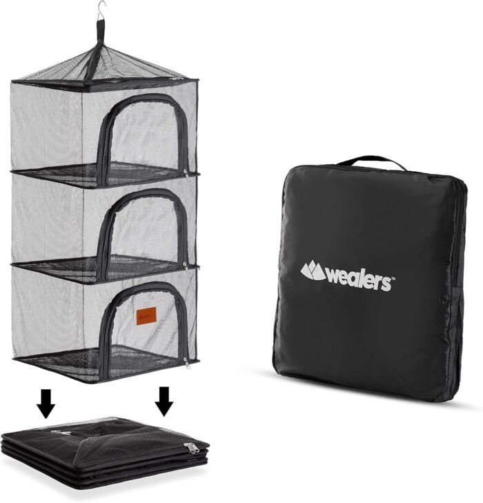 Wealers Outdoor Dry Net Storage and Food Screen 3-Tier Camping, Barbecue, Picnic... - Image 6