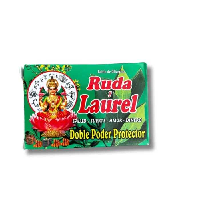 Bayleaf and Rue Soap Bar, Jabon de ruda y laurel, for Good luck, love, money and... - Image 3