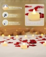 Amagic 50Pack Flameless LED Tea Lights Candles Battery Operated, Electric Fake T... - Image 3
