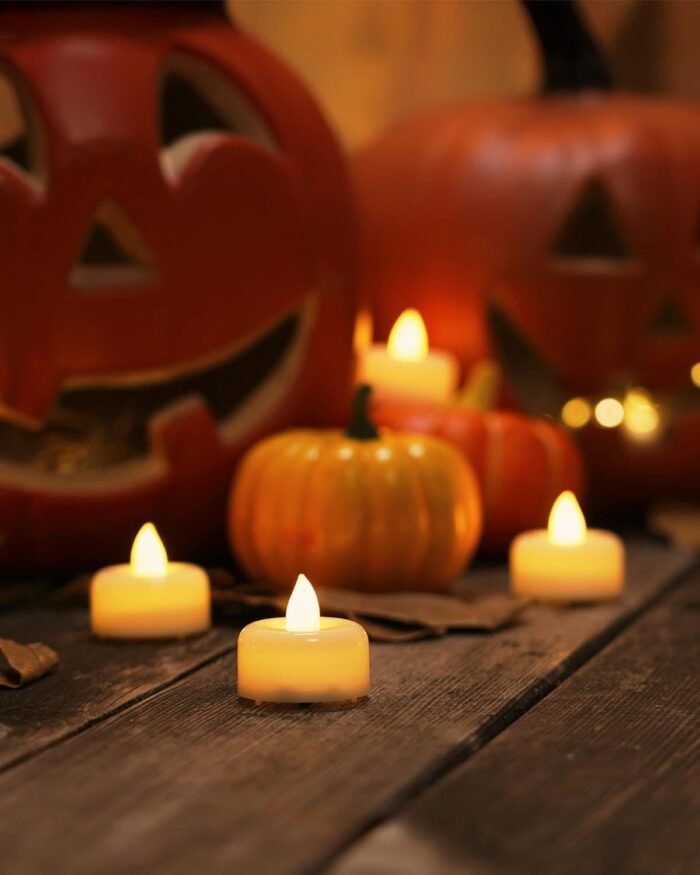 Amagic 50Pack Flameless LED Tea Lights Candles Battery Operated, Electric Fake T... - Image 4