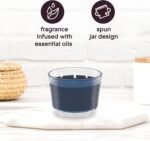 Glade Smooth Bourbon & Oak 3-Wick Candle, Infused with Essential Oils, Air Fresh... - Image 5