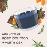 Glade Smooth Bourbon & Oak 3-Wick Candle, Infused with Essential Oils, Air Fresh... - Image 6