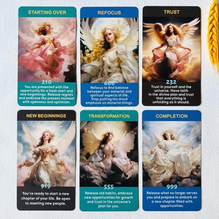 Angel Numbers Oracle Cards, Oracle Cards for Beginners, Enhance Your Spiritual J... - Image 5