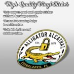 Alligator Alcatraz Everglades Florida EST 2025 Detention Facility Artist Decal S... - Image 4