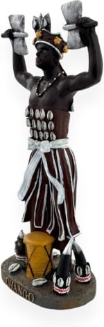 GCK Orisha Yoruba Santo Chango Macho Shango 13"" Inch Statue Figurine Deity Thun... - Image 3