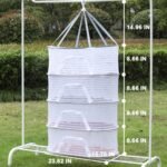 Herb Drying Rack 4 Layer Hanging Mesh Net for Plants Hanging Drying Fish Net Fol... - Image 7