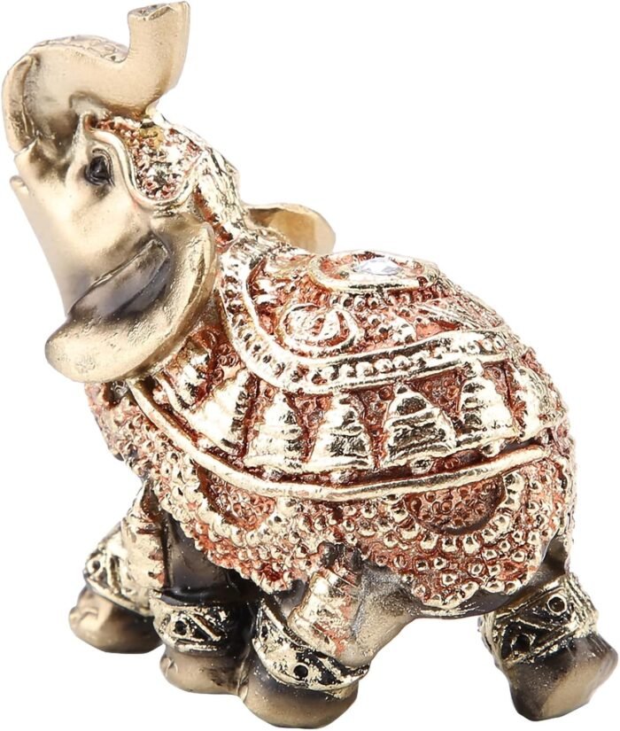 Eleph Statue, Auspicious Feng Shui lden Eleph Sculpture, Eleph Sculpture Home De... - Image 8
