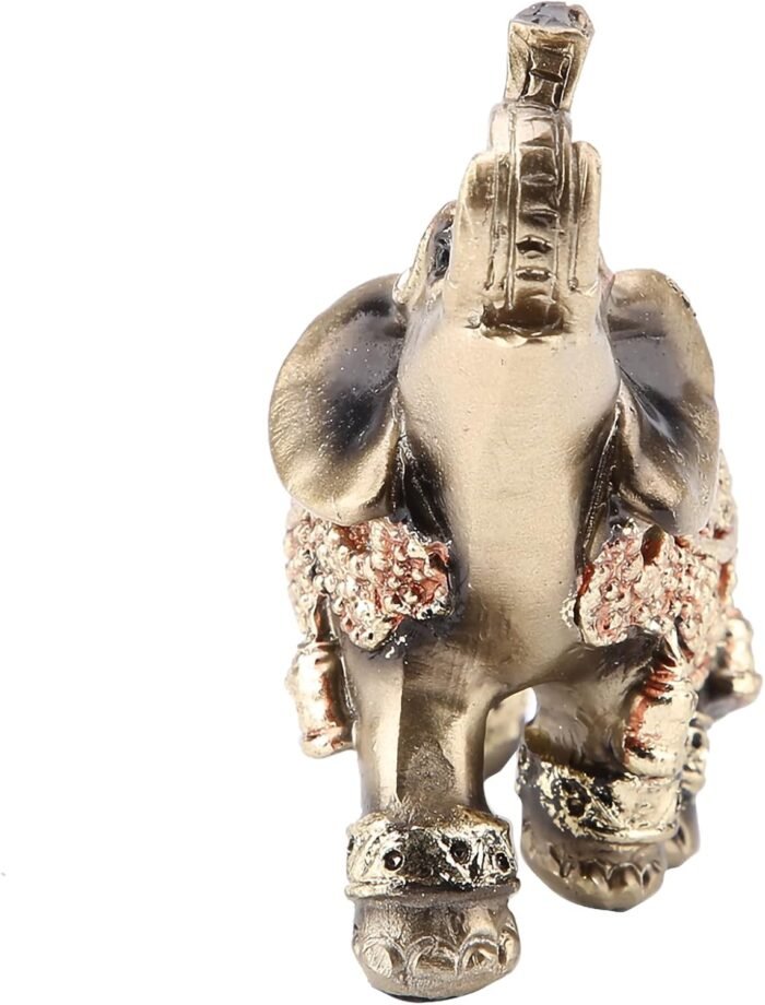 Eleph Statue, Auspicious Feng Shui lden Eleph Sculpture, Eleph Sculpture Home De... - Image 9