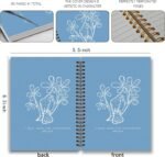 Blue Christian Bible Notebook,Christian Flower Notebook for Women,Bible Notebook... - Image 7