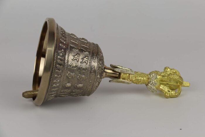 Tibetan Meditation Bell and Dorjee set, for Buddhist meditation, ritual practice... - Image 3