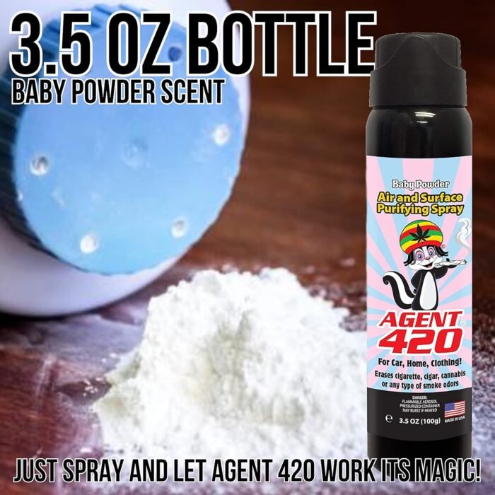 Agent 420-3.5 oz Odor Destroying Spray for Eliminating Unwanted Odors in Your Ho... - Image 3