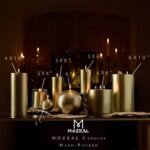MOZEAL 3" x 8" Hand-Poured Unscented Large Candle,Smokeless Rustic Pillar Candle... - Image 4