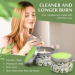 4 Pack Sage Candles for Cleansing House Energy, Pure White Sage Candle Housewarm... - Image 5