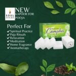 SOUL STICKS Natural Camphor Blocks (56 Grams, 12 Tablets) Pure Camphor Tablets f... - Image 4