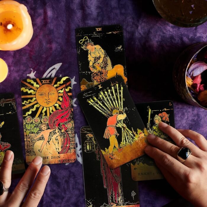 CRAFTERIAN Tarot Cards, 78-Card Deck, Original Tarot for Beginners & Experts wit... - Image 7