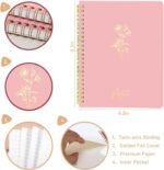 Spiral Journal Notebook for Women, A5 Aesthetic Notebook, 8"X6" college-ruled wr... - Image 4