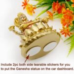 Hindu Goddess Saraswati Statue - 4.4" H Indian God Saraswati Idol Sculpture Diwa... - Image 8