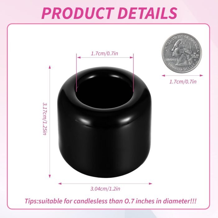 20 pcs Ceramic Chime Candle Holder Set, Great for Casting Chimes, Rituals, Spell... - Image 3