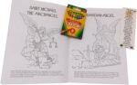 Westmon Works The Rosary Coloring Book with Crayons and Hail Mary Our Father Boo... - Image 5