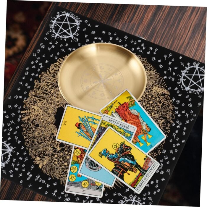 1Set Creative Stainless Steel Altar Board for Pendulum Divination Unique Ritual ... - Image 5