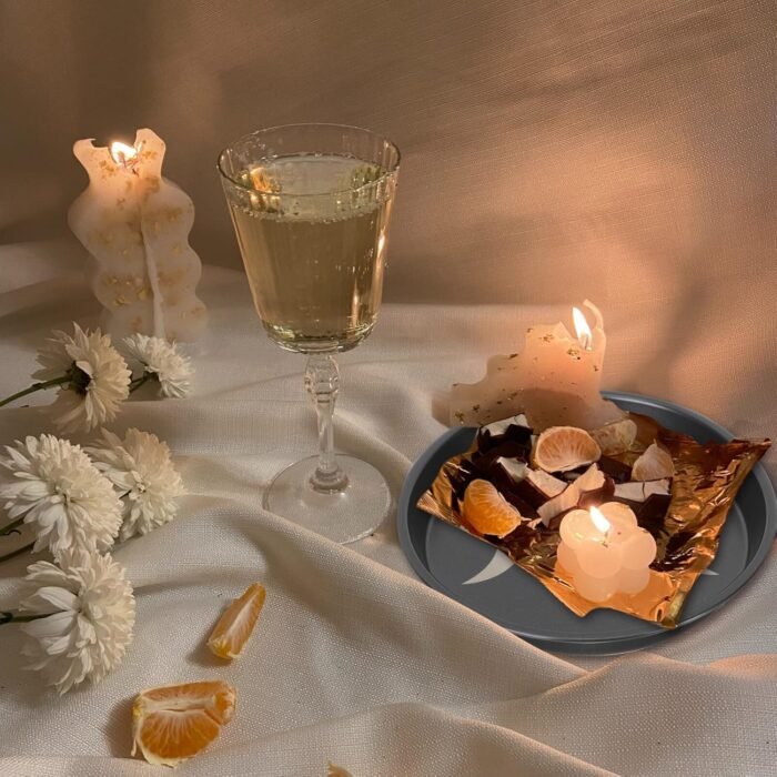 MAGICLULU Altar Plate Candle Holder Pentagram Table Tray 7 inch Ritual Burning I... - Image 3