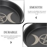 MAGICLULU Altar Plate Candle Holder Pentagram Table Tray 7 inch Ritual Burning I... - Image 5