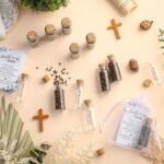 Tanlade 50 Sets Funeral Favors Memorial Seed Big Glass Bottles with Cork Stopper... - Image 6