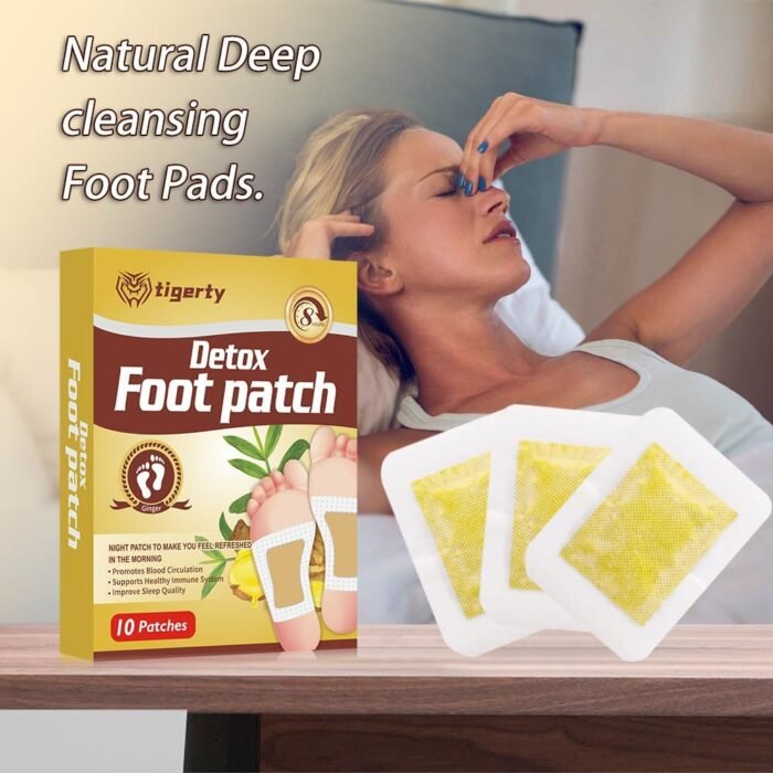 Foot Patch Pad for Deep Cleansing | Natural Bamboo Vinegar Ginger Powder Foot Ca... - Image 3