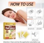 Foot Patch Pad for Deep Cleansing | Natural Bamboo Vinegar Ginger Powder Foot Ca... - Image 5
