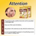 Foot Patch Pad for Deep Cleansing | Natural Bamboo Vinegar Ginger Powder Foot Ca... - Image 6