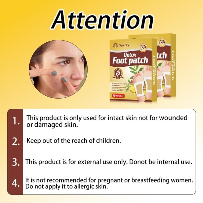 Foot Patch Pad for Deep Cleansing | Natural Bamboo Vinegar Ginger Powder Foot Ca... - Image 6
