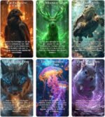 Animal Spirit Oracle Cards, 54 Animal Totems Oracle Deck with Meanings on Them E... - Image 3