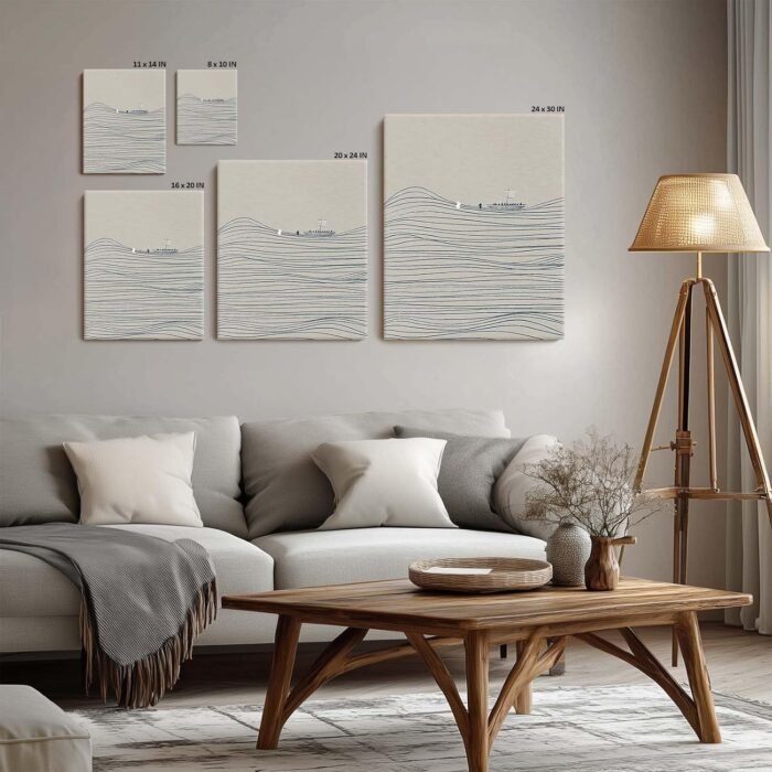 Jesus Canvas Wall Art Decor Framed Painting - 8X10 inch Jesus Walking on Water S... - Image 7
