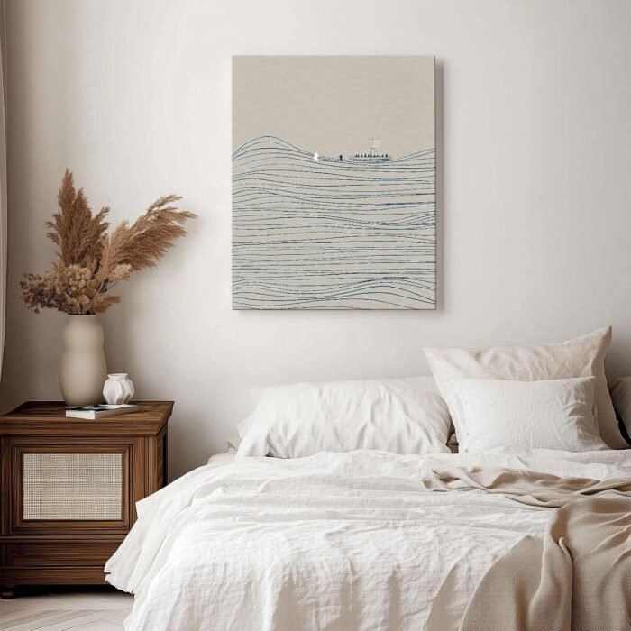 Jesus Canvas Wall Art Decor Framed Painting - 8X10 inch Jesus Walking on Water S... - Image 8