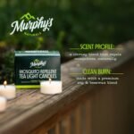 Murphy’s Naturals Mosquito Bug Repellent Tea Light Candles for Outdoor Patio, Ci... - Image 3