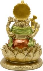 alikiki Hindu God Lord Ganesha Statue - India God Ganesh Statue Ganpati Idol Scu... - Image 4