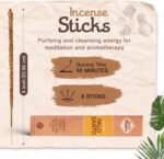 8pcs Wildly Harvested Thick Palo Santo Incense Sticks (Plant Based), 9” Long - E... - Image 3