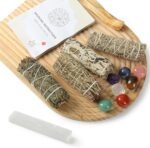 Sage Smudge Kit for Home Cleansing - Stress Relief Sage Kit, Smudge Sticks 4" Lo... - Image 7