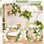 15 Pcs Metal Floral Centerpiece Table Decorations Hoop Centerpiece with Stand Go... - Image 4