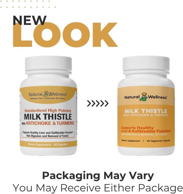 Natural Wellness Milk Thistle with Artichoke & Turmeric - Advanced Liver Support... - Image 3