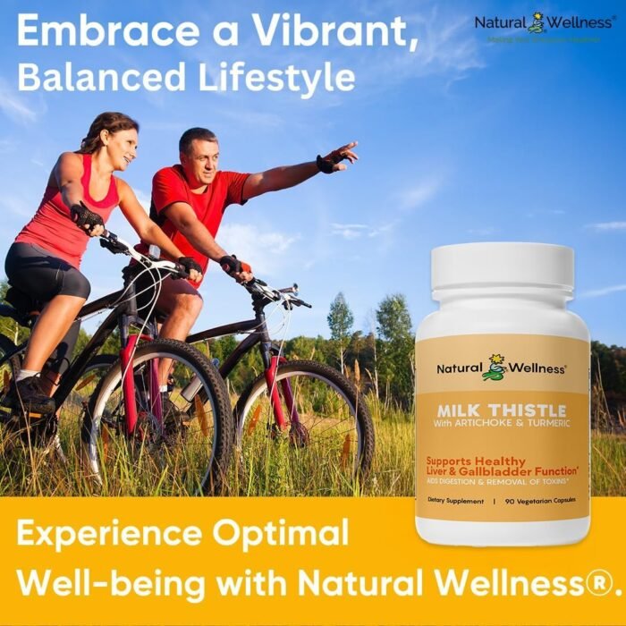 Natural Wellness Milk Thistle with Artichoke & Turmeric - Advanced Liver Support... - Image 4