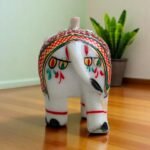 Handcrafted Marble Elephant Statue 4x5 – Hand-Painted Decorative Figurine – Ausp... - Image 6