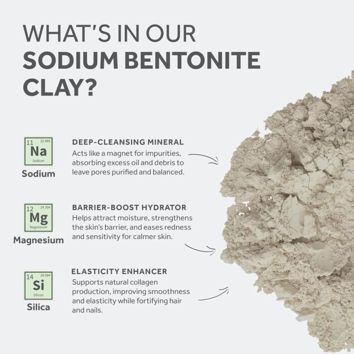 Bentonite Clay Powder (5lb) | Bentonite Clay Mask For Face, Body, Feet, Hair & M... - Image 5