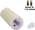 Vinkor Flameless Candles Battery Operated Candles Real Wax Pillar LED Candles wi... - Image 6