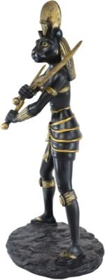 Pacific Giftware Ebros Classical Egyptian Sun Goddess Sekhmet Statue 11" H Warri... - Image 3