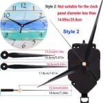 Non-Ticking Quartz DIY Wall Pendulum Clock Movement Mechanism with 6.7 Inch Long... - Image 4