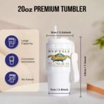3dRose, Florida Territory Loggerhead Sea Turtle, 20oz Tumbler - Image 3
