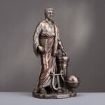 Veronese Design 11 Inch Pythagoras of Samos Greek Mathematician Philosopher Cold... - Image 4