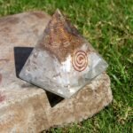 Selenite Orgonite Pyramid for Clarity, Emotional Healing, Spiritual Connection |... - Image 3